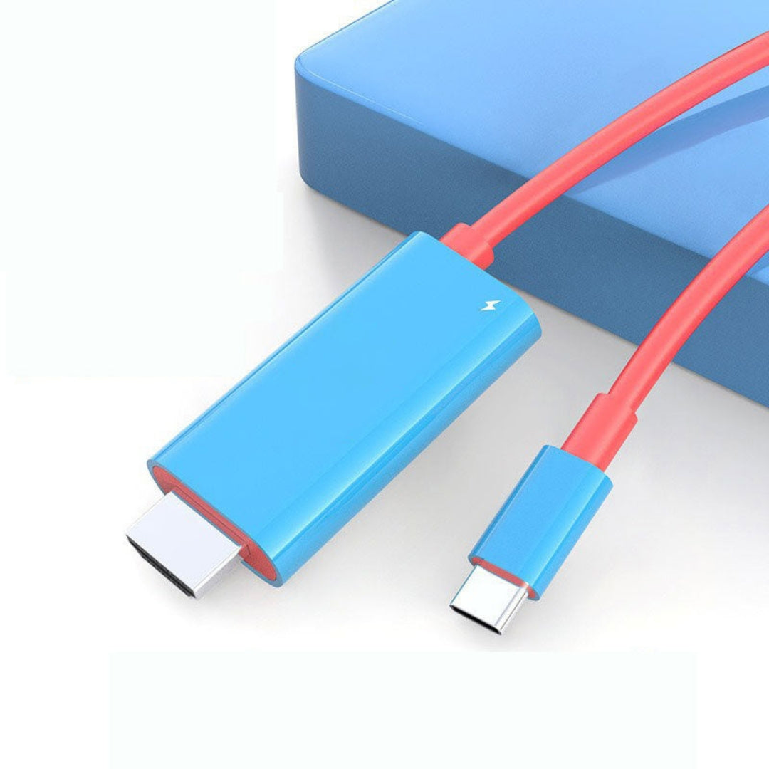 Καλώδιο USB-C σε HDMI - 2m με Γρήγορη Φόρτιση PD για Switch, Tablet, Τηλέφωνο και Laptop