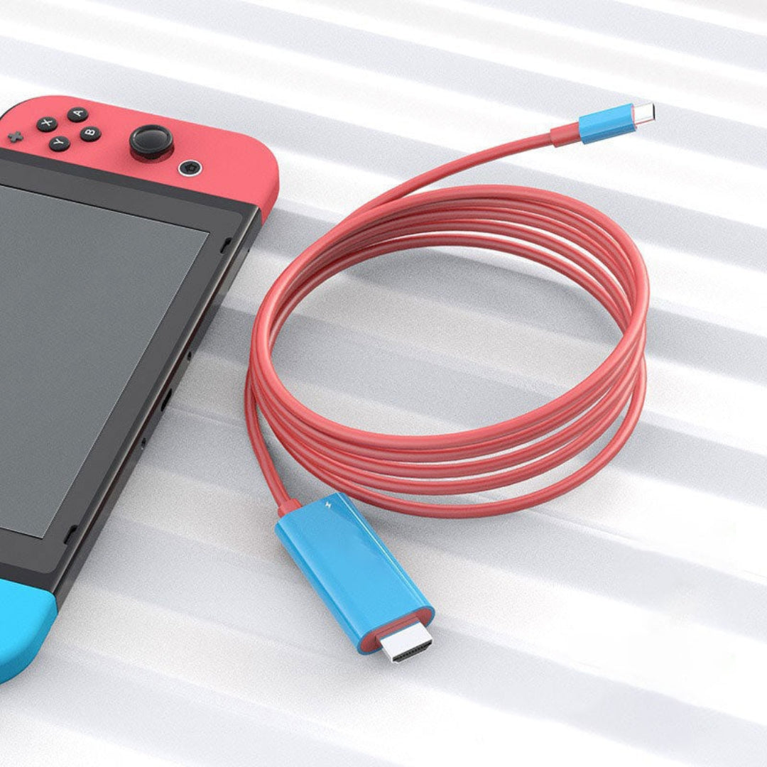 Καλώδιο USB-C σε HDMI - 2m με Γρήγορη Φόρτιση PD για Switch, Tablet, Τηλέφωνο και Laptop