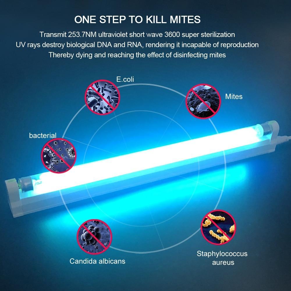 Φως UV-C 8W για Οικιακή Απολύμανση, Συμπαγής Λάμπα Υπεριώδους Ακτινοβολίας για Γρήγορο Καθαρισμό και Καθημερινή Χρήση