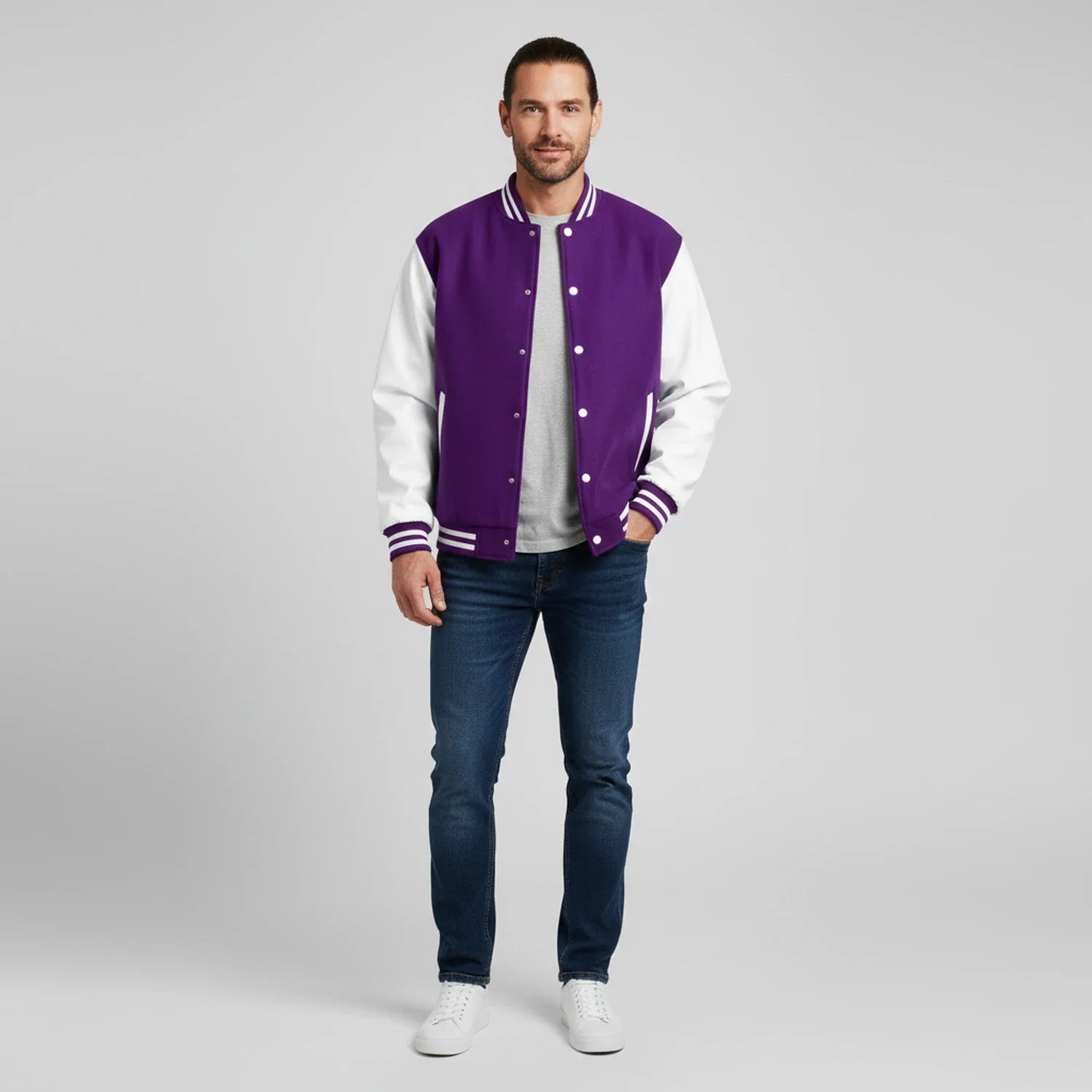 Κλασικό Ανδρικό Μπουφάν Varsity