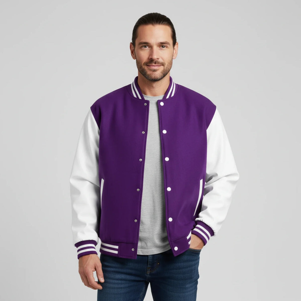 Κλασικό Ανδρικό Μπουφάν Varsity
