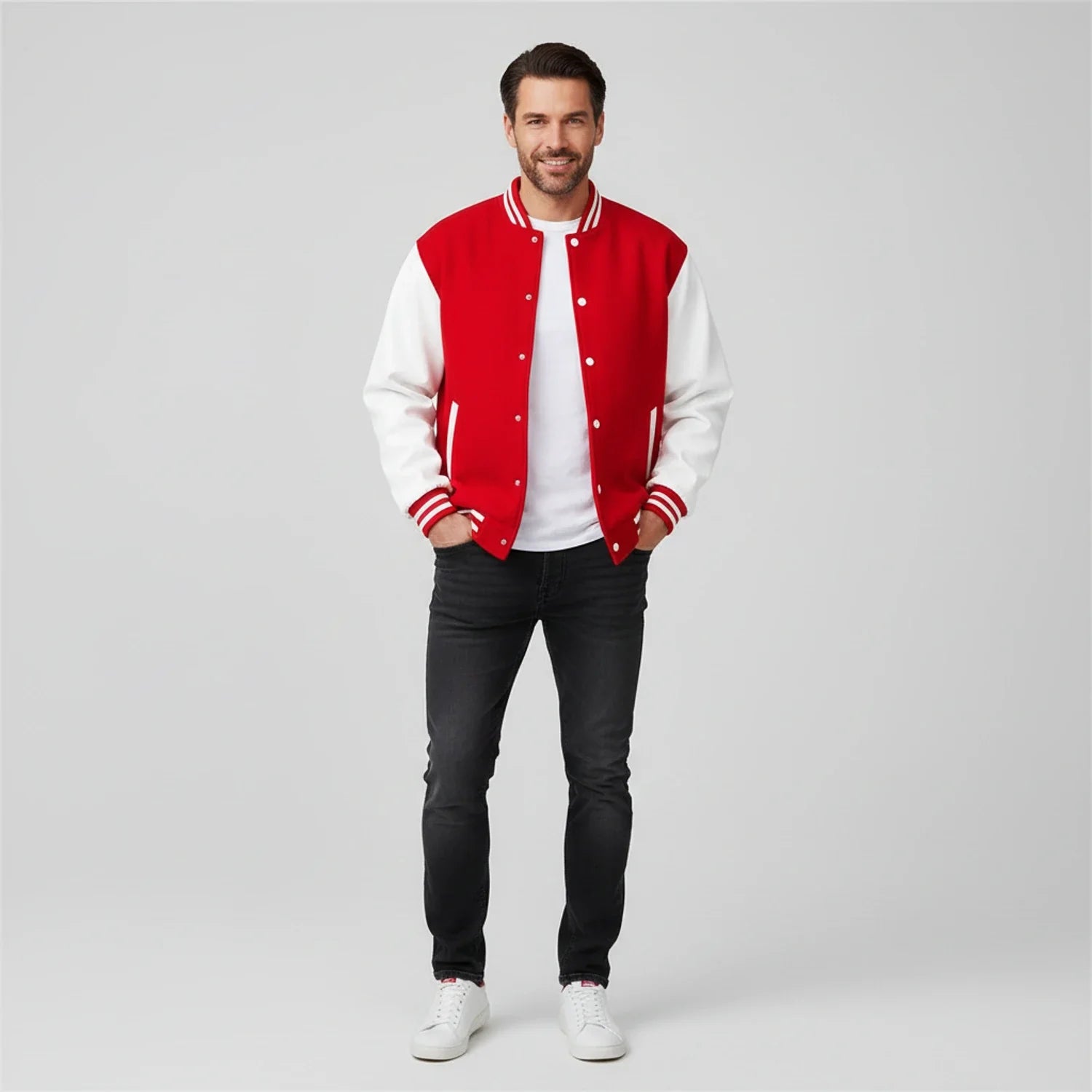 Κλασικό Ανδρικό Μπουφάν Varsity
