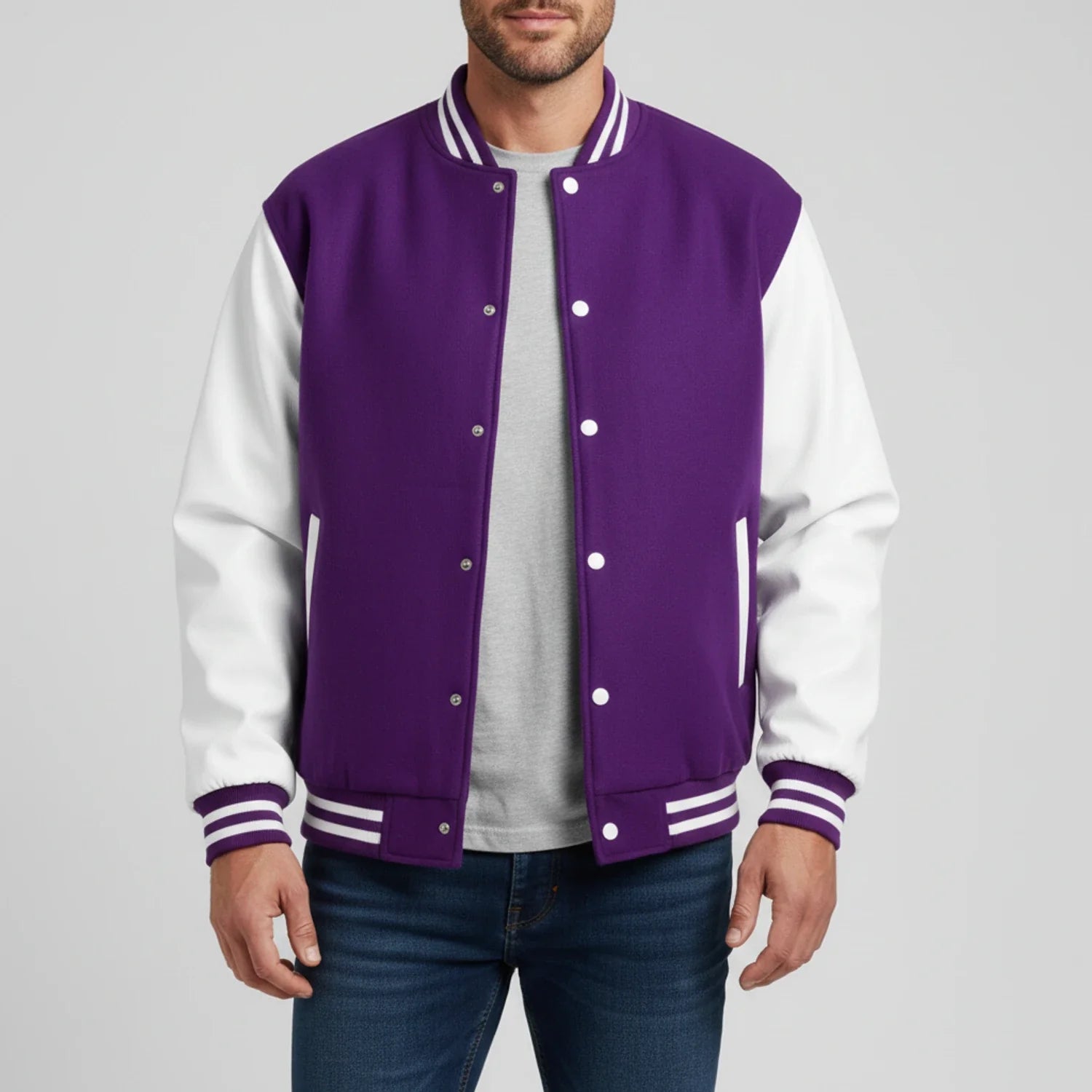 Κλασικό Ανδρικό Μπουφάν Varsity