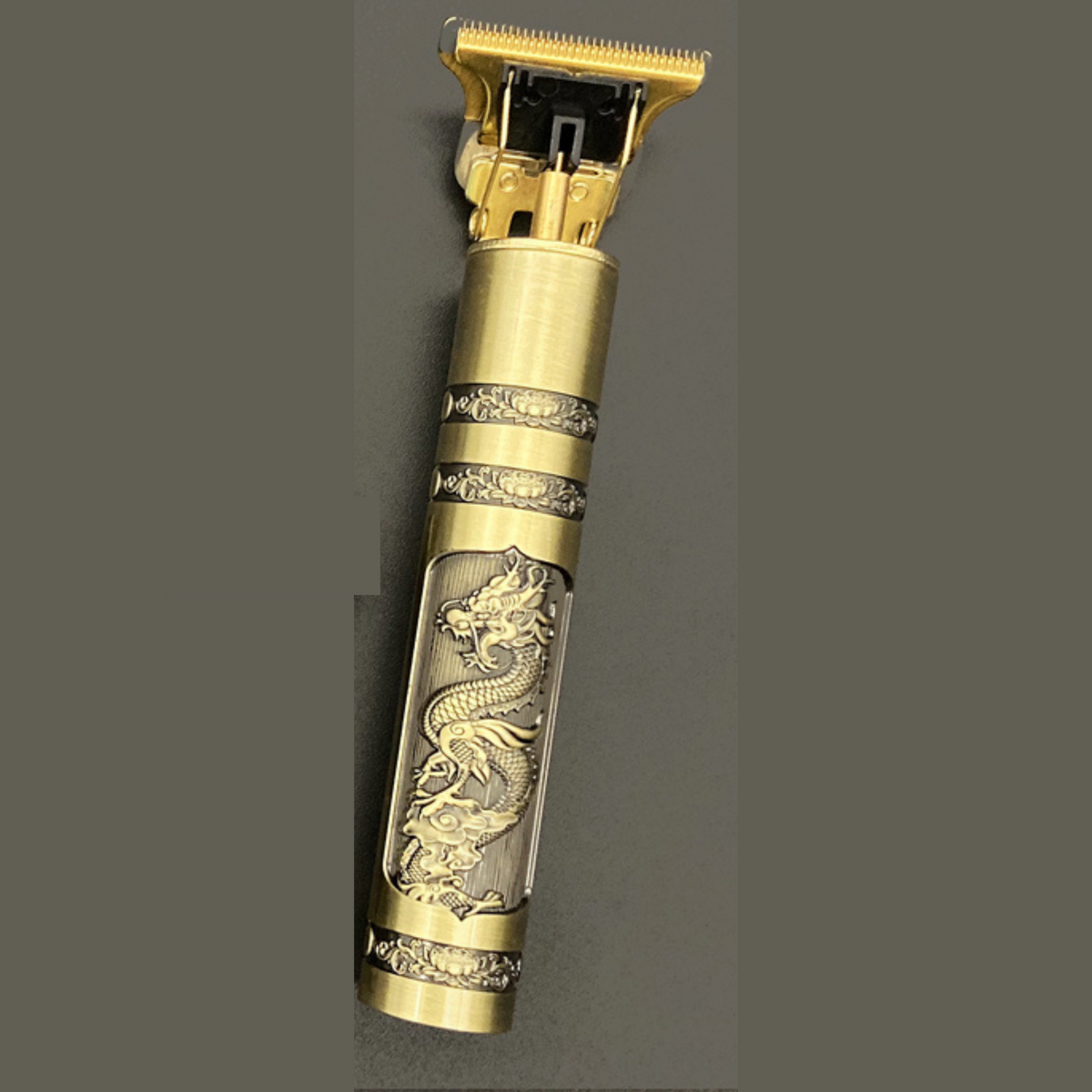 Vintage Κουρευτική Μηχανή / Trimmer με Σχέδιο Νεκροκεφαλή - Επαναφορτιζόμενη με Εξαρτήματα