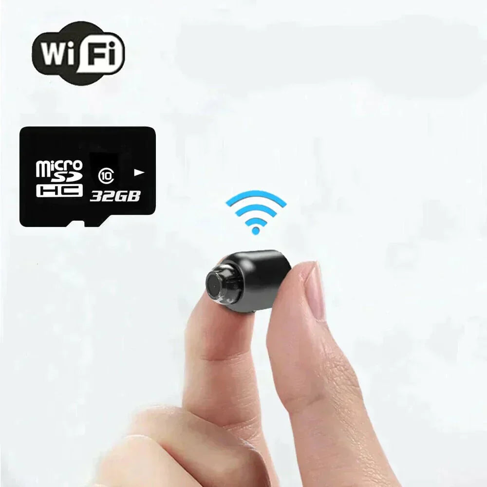 Εξαιρετικά Μικρή Κάμερα WiFi IP | 1080p Full-HD | Ευρυγώνιος Φακός 120° | Υπέρυθρη Νυχτερινή Όραση & Αισθητήρας Κίνησης | Αμφίδρομος Ήχος | Παγκόσμια Απομακρυσμένη Πρόσβαση